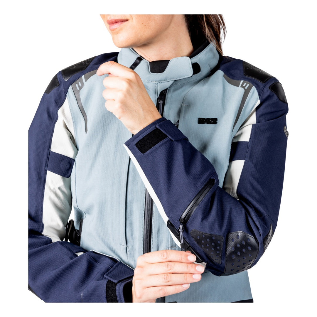 iXS Tourster-STX 2.0 WMS Laminatjacke dunkelblau-blau grau-cool grau