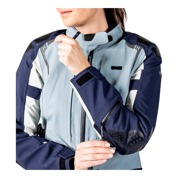 iXS Tourster-STX 2.0 WMS Laminatjacke dunkelblau-blau grau-cool grau