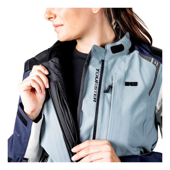 iXS Tourster-STX 2.0 WMS Laminatjacke dunkelblau-blau grau-cool grau