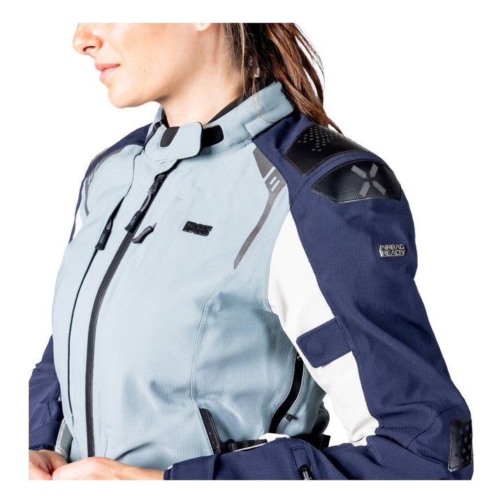iXS Tourster-STX 2.0 WMS Laminatjacke dunkelblau-blau grau-cool grau