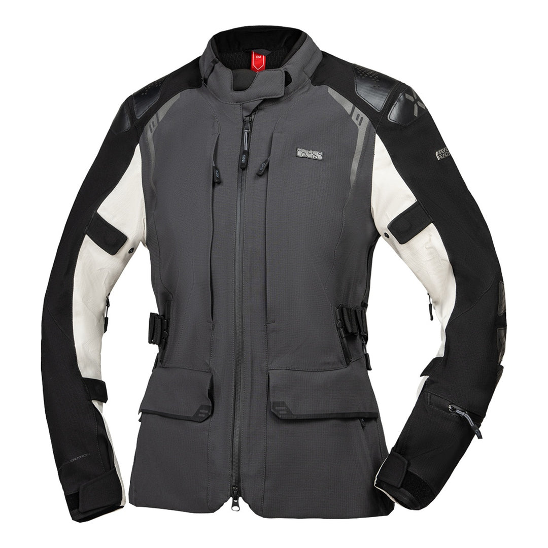 iXS Tourster-STX 2.0 WMS Laminatjacke dunkelgrau-schwarz-cool grau