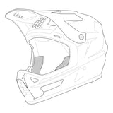 iXS iXS Trigger MX 1.0 FF Wangenpolster 