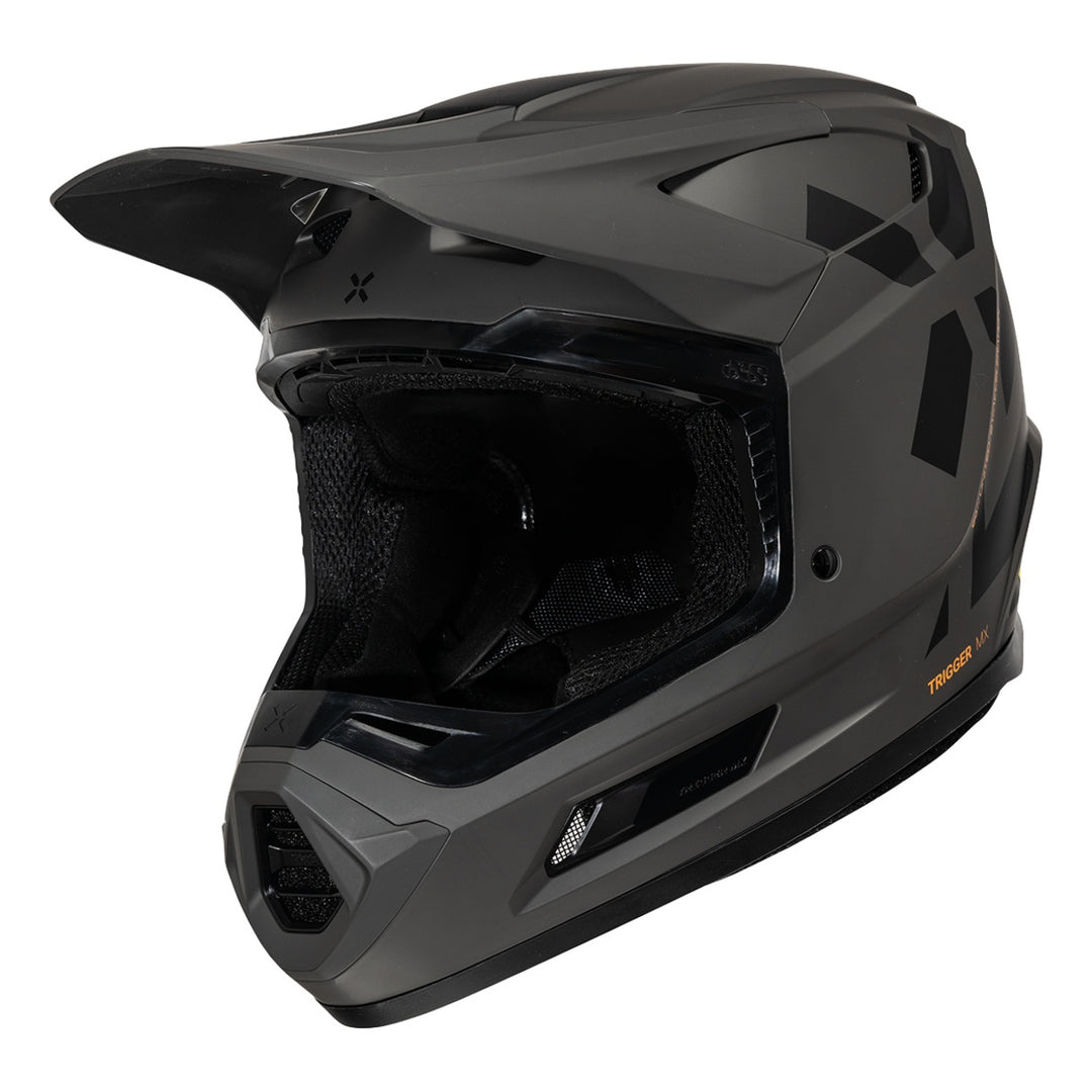 iXS Trigger MX 1.0 Graphic MIPS Integralhelm matt schwarz-orange