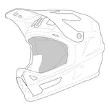 iXS iXS Trigger MX 1.0 Mips Helmfutter 