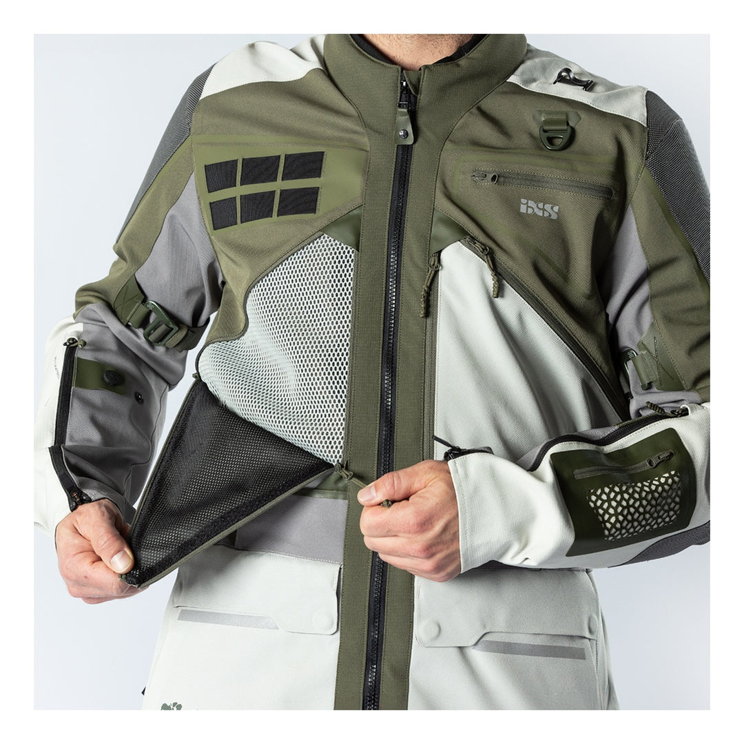 iXS Venture-Air 1.0 Jacke hellgrau-oliv