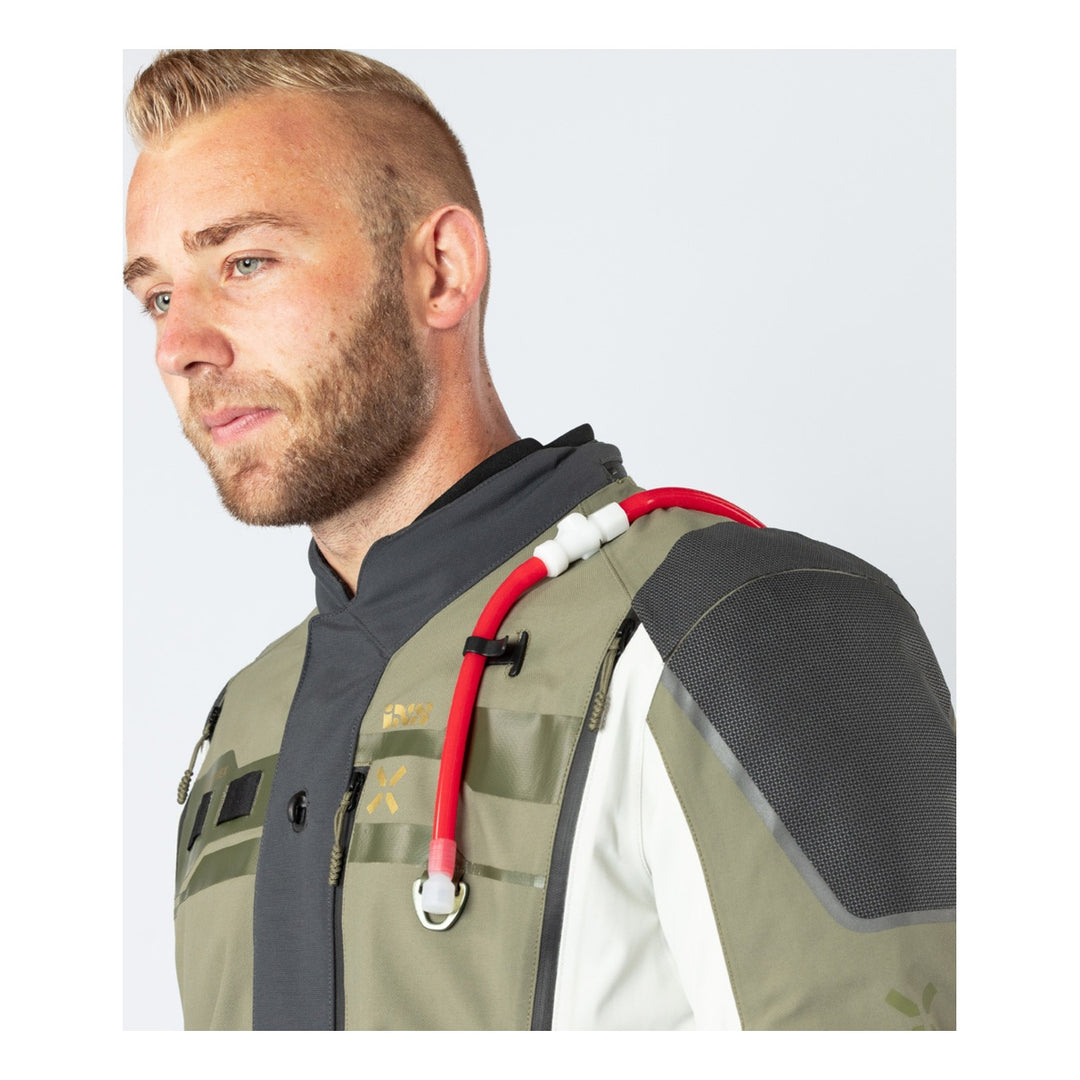 iXS Venture-GTX 1.0 Laminatjacke cool grey-oliv grau-grün