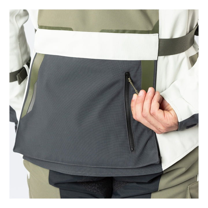 iXS Venture-GTX 1.0 Laminatjacke cool grey-oliv grau-grün