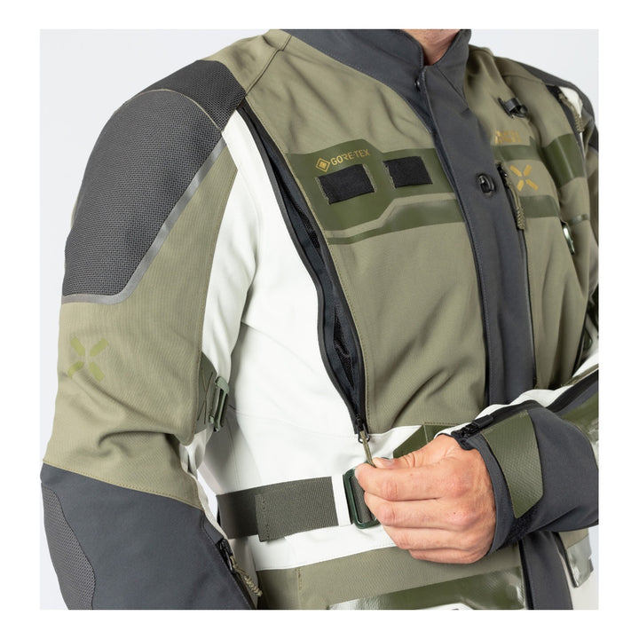 iXS Venture-GTX 1.0 Laminatjacke cool grey-oliv grau-grün