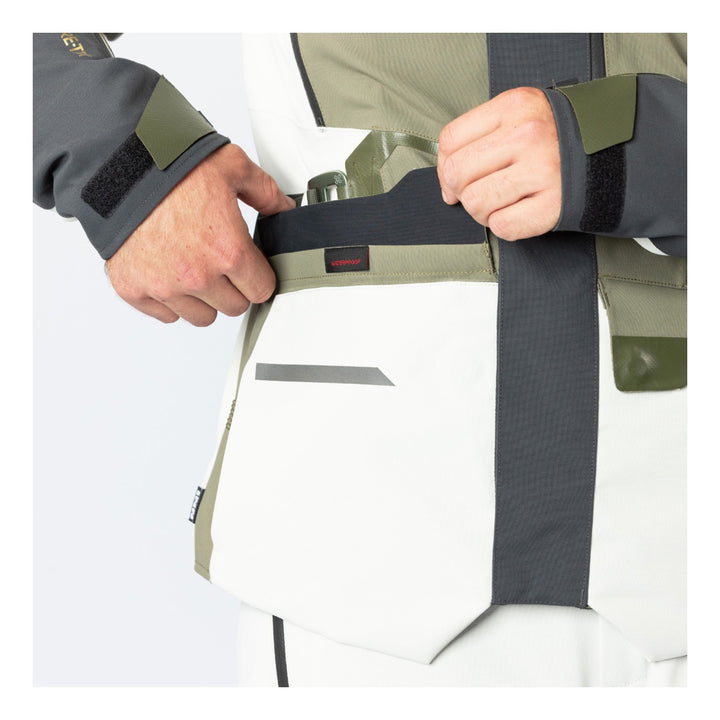 iXS Venture-GTX 1.0 Laminatjacke cool grey-oliv grau-grün