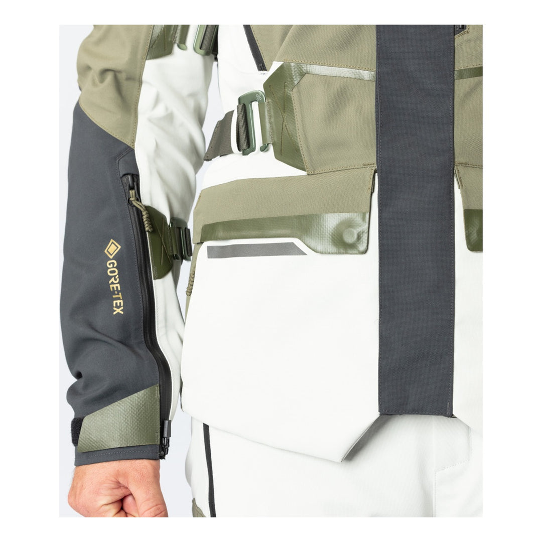 iXS Venture-GTX 1.0 Laminatjacke cool grey-oliv grau-grün