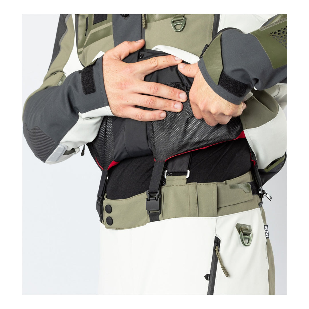 iXS Venture-GTX 1.0 Laminatjacke cool grey-oliv grau-grün