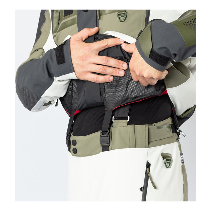 iXS Venture-GTX 1.0 Laminatjacke cool grey-oliv grau-grün