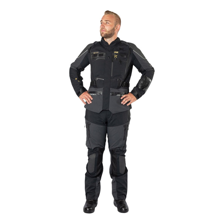 iXS Venture-GTX 1.0 Laminatjacke schwarz-mittelgrau schwarz-grau