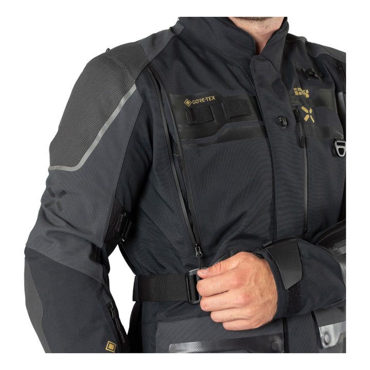 iXS Venture-GTX 1.0 Laminatjacke schwarz-mittelgrau schwarz-grau