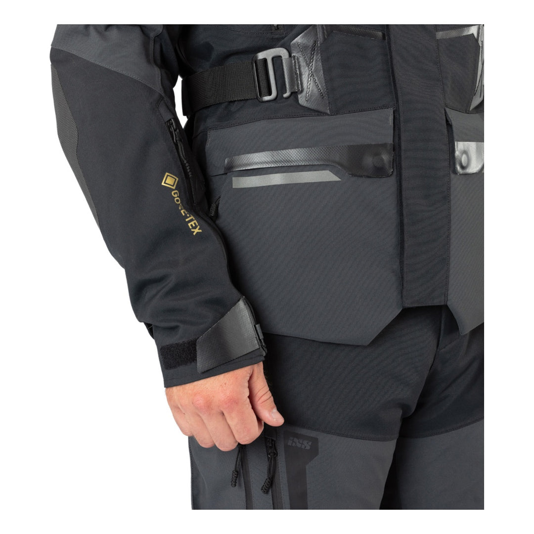 iXS Venture-GTX 1.0 Laminatjacke schwarz-mittelgrau schwarz-grau