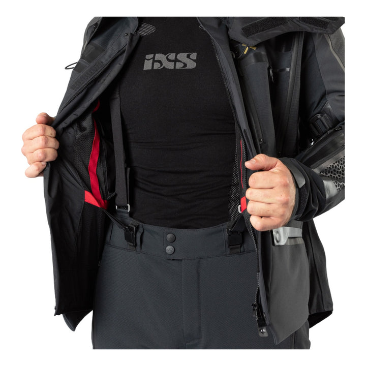 iXS Venture-GTX 1.0 Laminatjacke schwarz-mittelgrau schwarz-grau