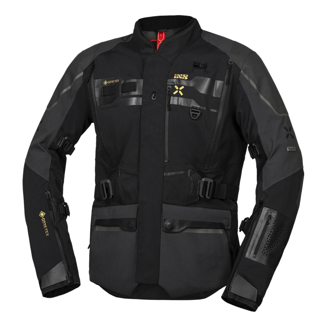 iXS Venture-GTX 1.0 Laminatjacke schwarz-mittelgrau schwarz-grau