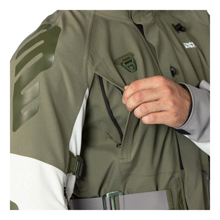 iXS Venture-STX 1.0 Laminatjacke hellgrau-oliv