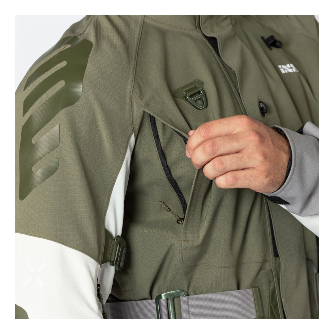 iXS Venture-STX 1.0 Laminatjacke hellgrau-oliv