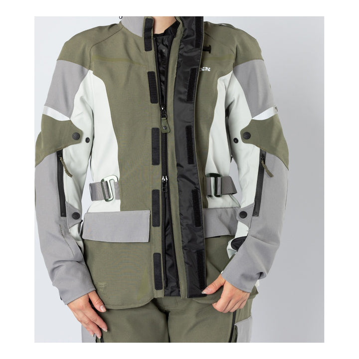 iXS Venture-STX 1.0 WMS Laminatjacke hellgrau-oliv