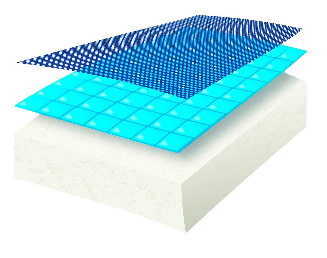 Nackenstütze mit kühlendem Gel + Memory Schaum