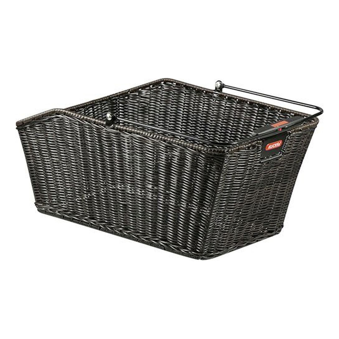 Klickfix Gepäckträgerkorb STRUCTURA GT geflochten KorbKlip 2 schwarz 18L 