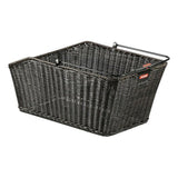 Klickfix Gepäckträgerkorb STRUCTURA GT geflochten KorbKlip 2 schwarz 18L 