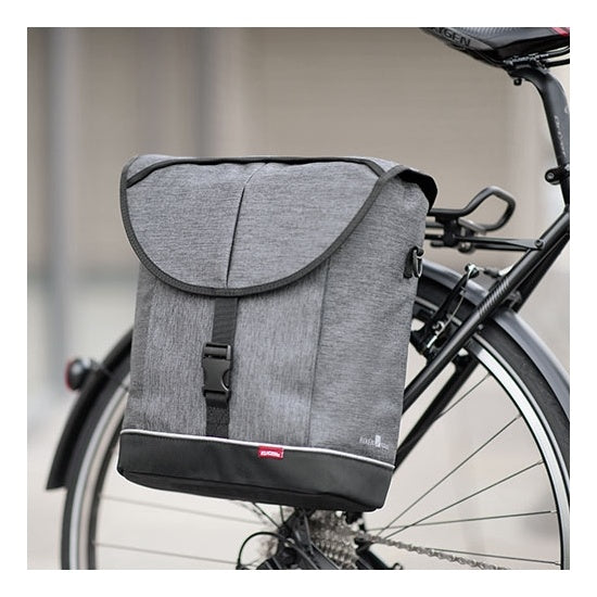 Klickfix Gepäckträgertasche CITA 2 grau 18-20L 