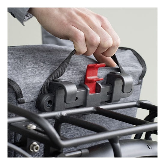 Klickfix Gepäckträgertasche CITA 2 grau 18-20L 