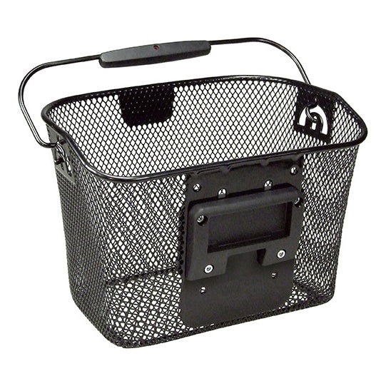 Klickfix Lenkerkorb MINI schwarz mit Platte 10L 