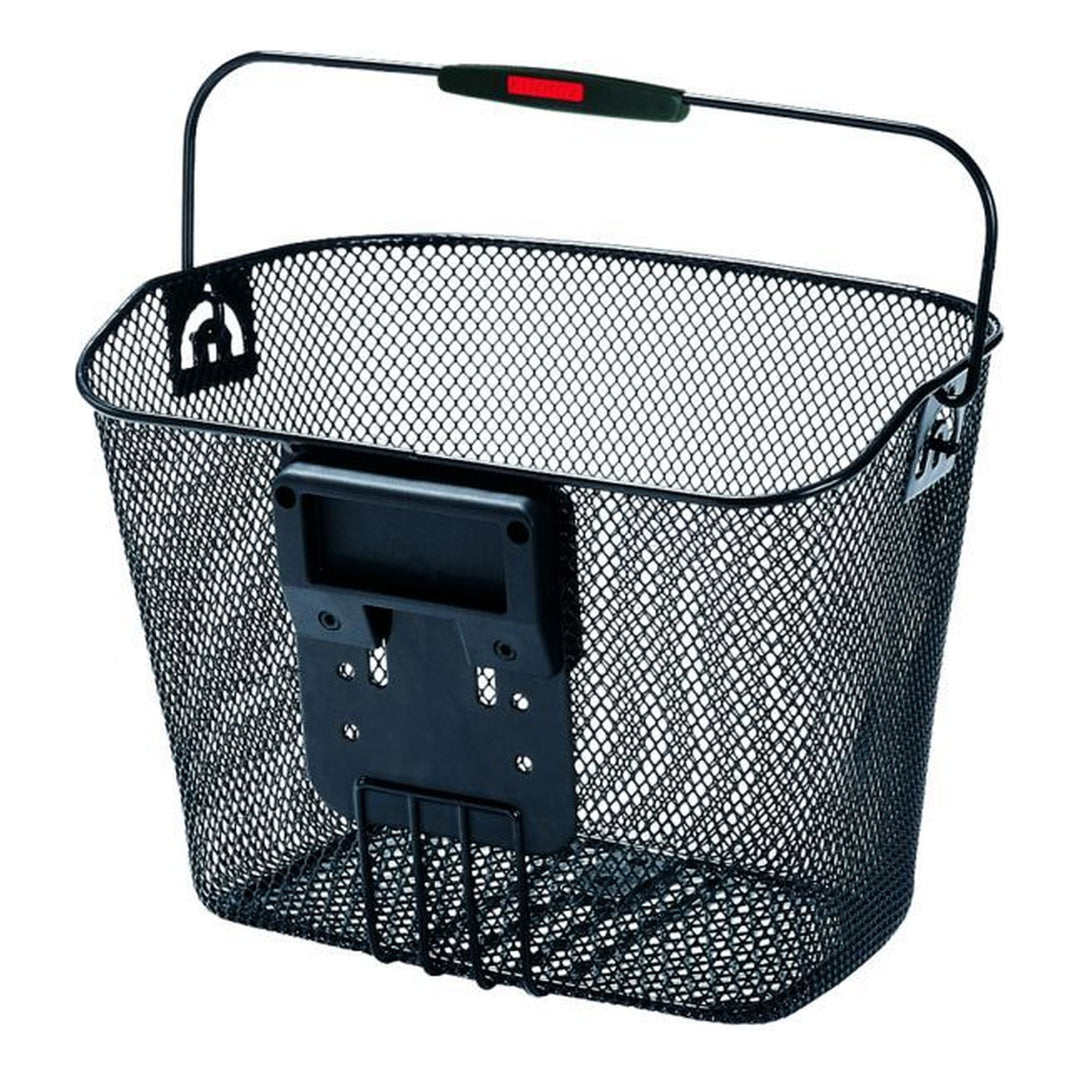 Klickfix Lenkerkorb MINI schwarz mit Platte 10L 