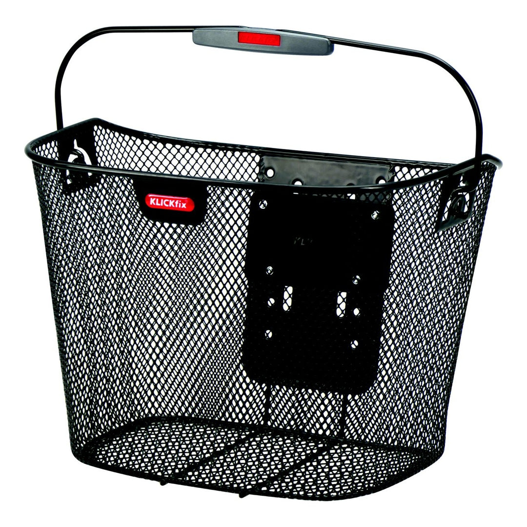 Klickfix Lenkerkorb UNI anthrazit mit Platte 16L 