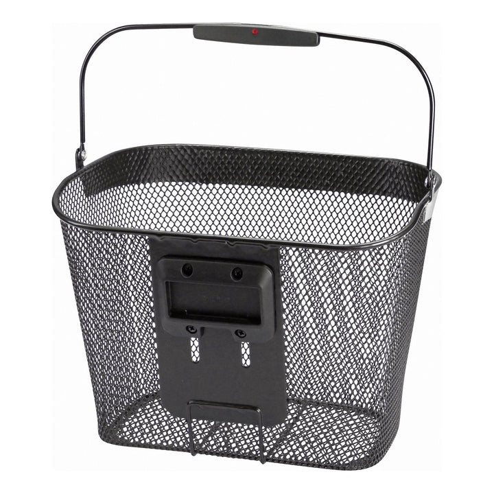 Klickfix Lenkerkorb UNI REFLECT schwarz mit Reflektorband mit Platte 16L 
