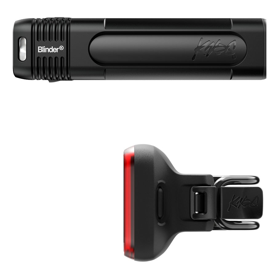 Knog Lichtset Blinder 1000 & Blinder Square schwarz