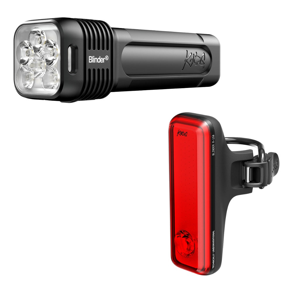 Knog Lichtset Blinder 1400 &amp; Blinder R150 schwarz