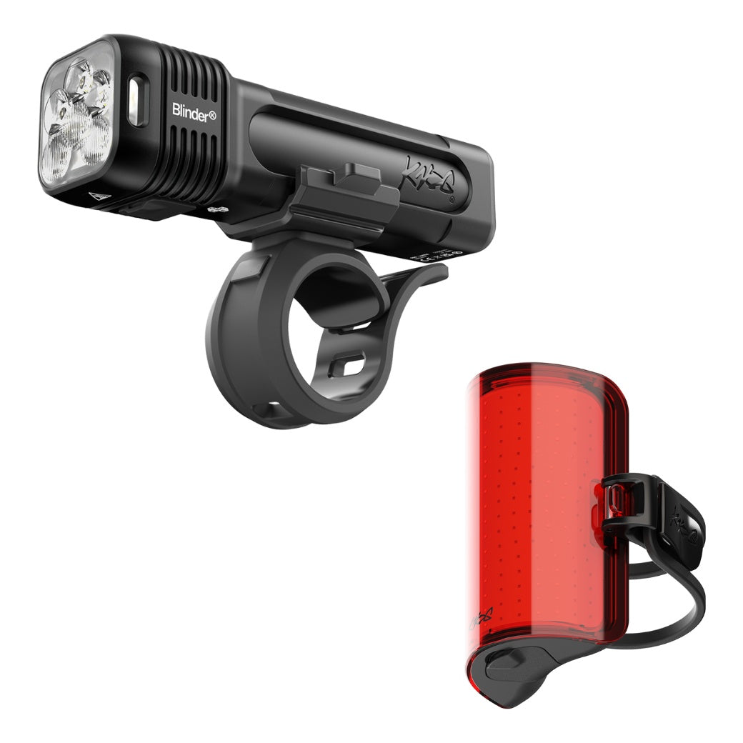 Knog Lichtset Blinder 1400 &amp; Cobber Reflex schwarz