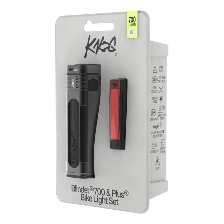 Knog Lichtset Blinder 700 &amp; Plus schwarz