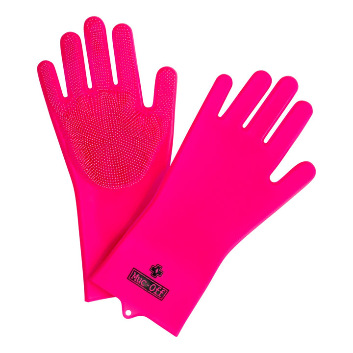 Muc-Off Deep Scrubber Gloves pink