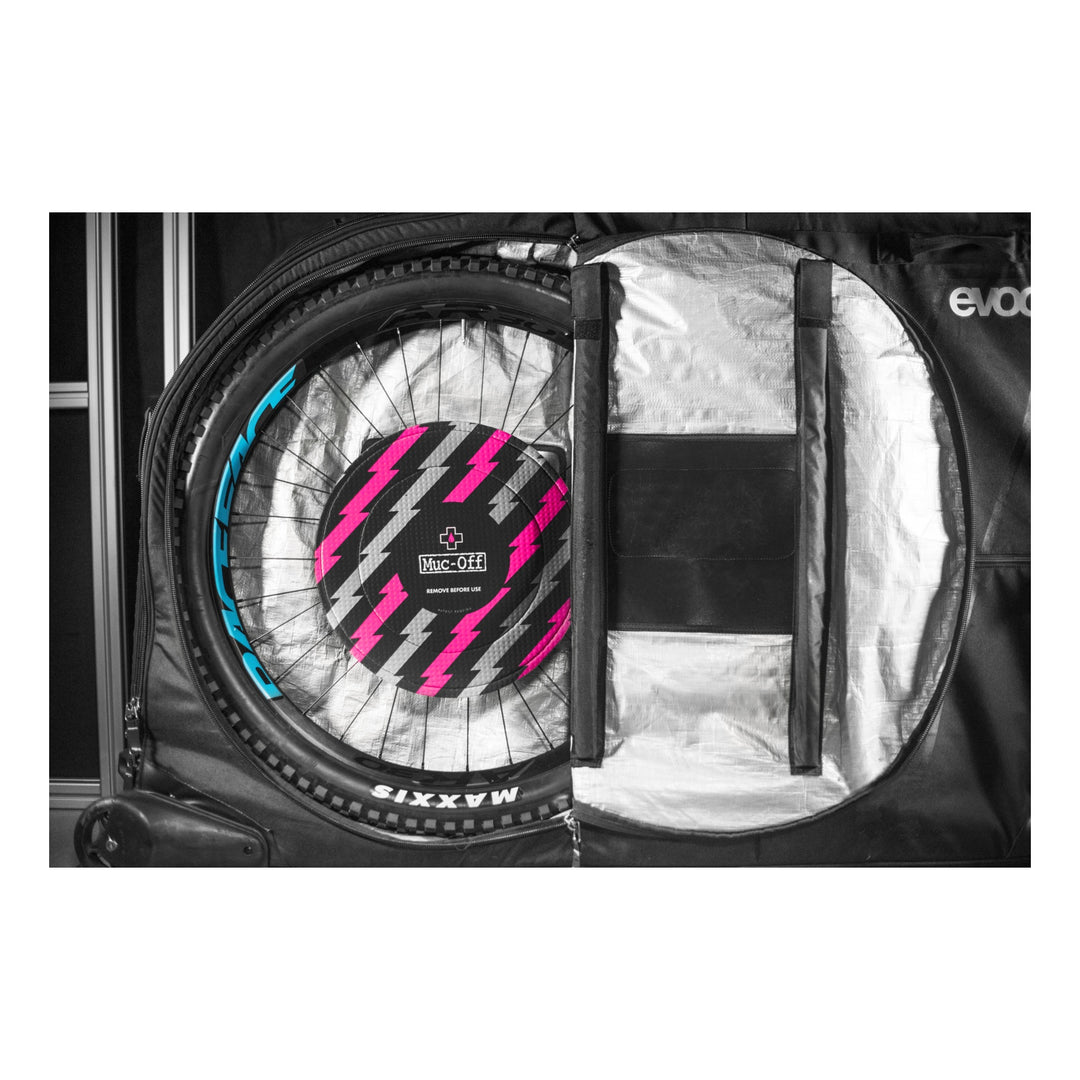 Muc-Off Disc Brake Covers bolt 2 Stk. schwarz-rosa