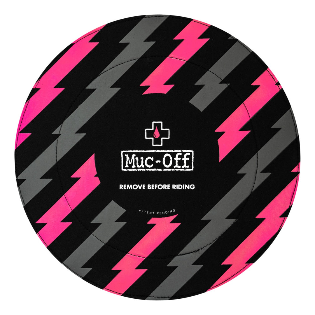 Muc-Off Disc Brake Covers bolt 2 Stk. schwarz-rosa