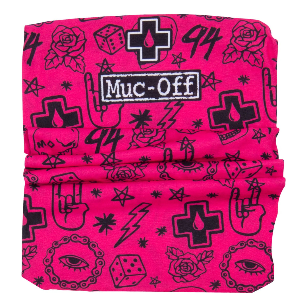 Muc-Off Lightweight Neck Gaiter pink punk pink