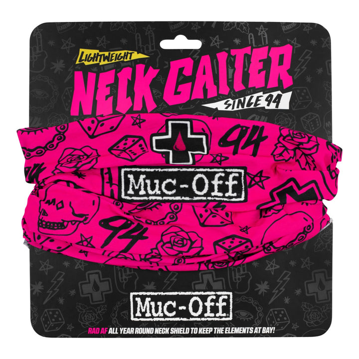 Muc-Off Lightweight Neck Gaiter pink punk pink