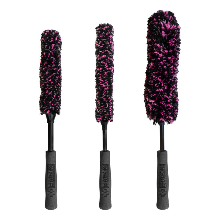 Muc-Off Microfibre Brush Kit (set of 3) 
