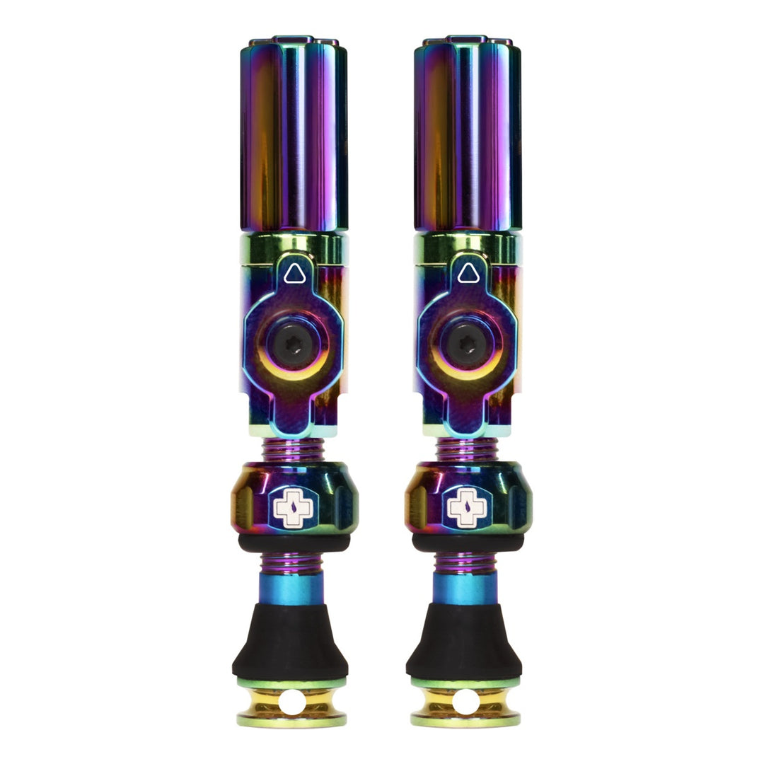 Muc-Off Tubeless Valves Big Bore Hybrid Iridescent mehrfarbig
