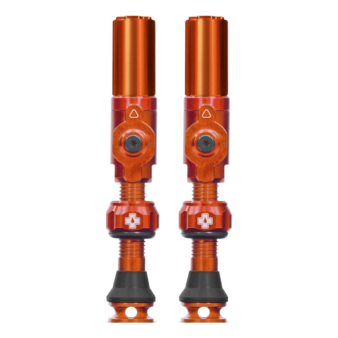 Muc-Off Tubeless Valves Big Bore Hybrid orange