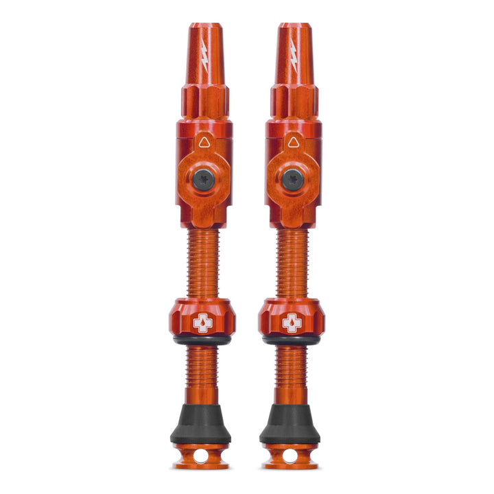 Muc-Off Tubeless Valves Big Bore Lite orange