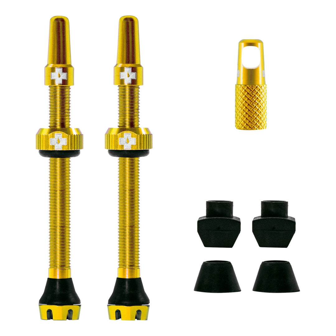 Muc-Off V2 Tubeless Valve Kit gold
