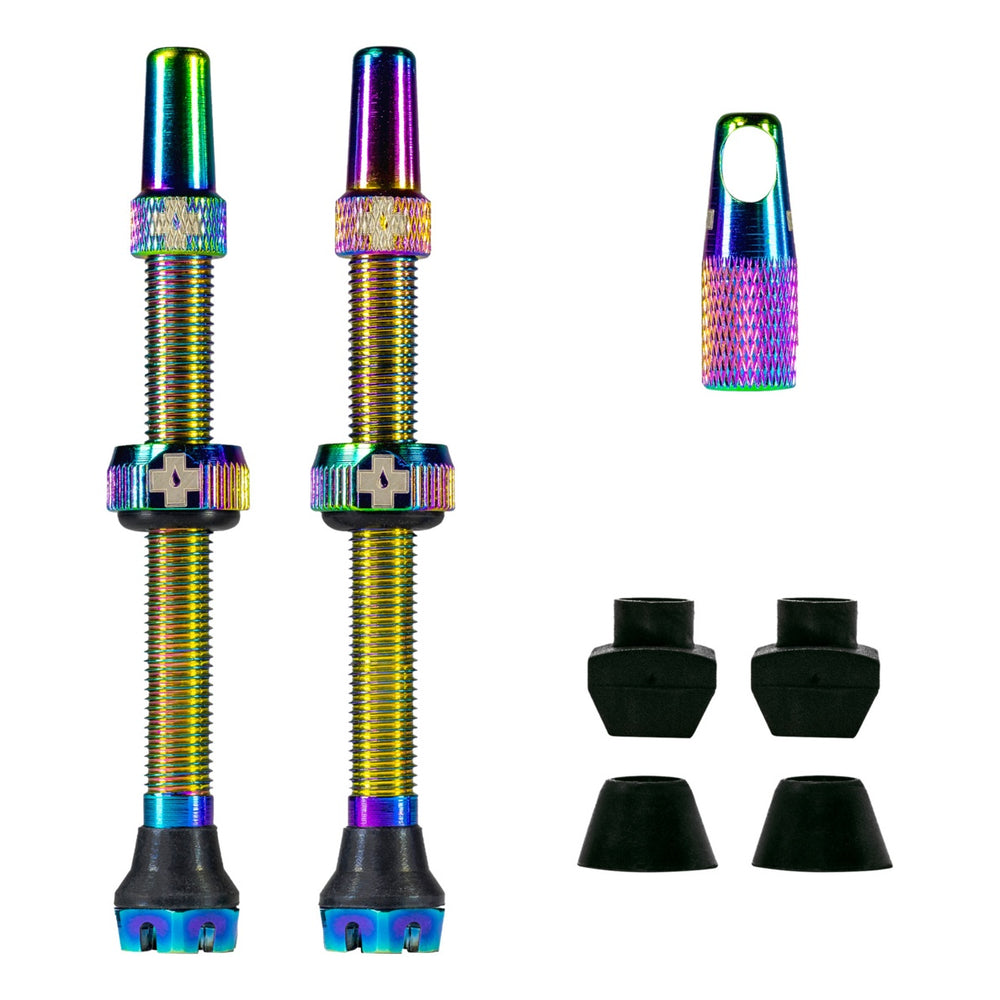 Muc-Off V2 Tubeless Valve Kit iridescent mehrfarbig