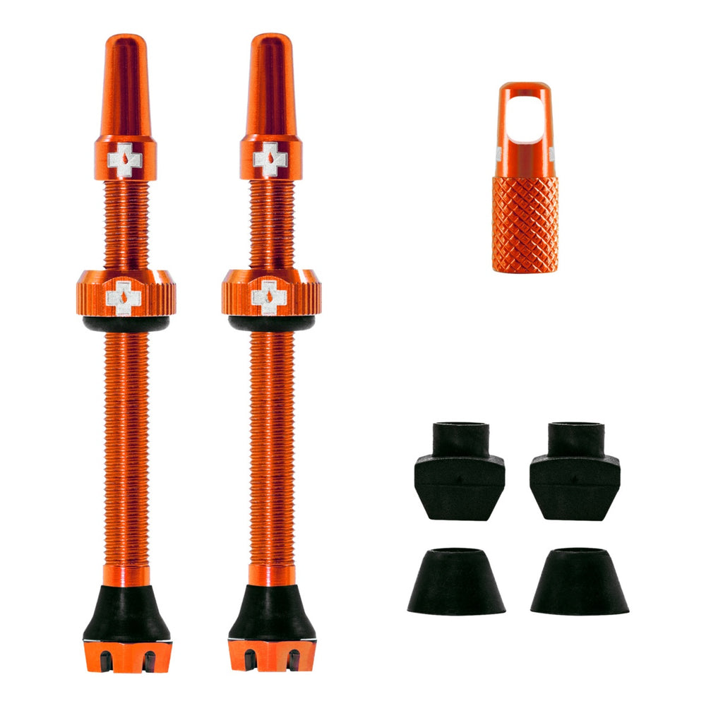 Muc-Off V2 Tubeless Valve Kit orange