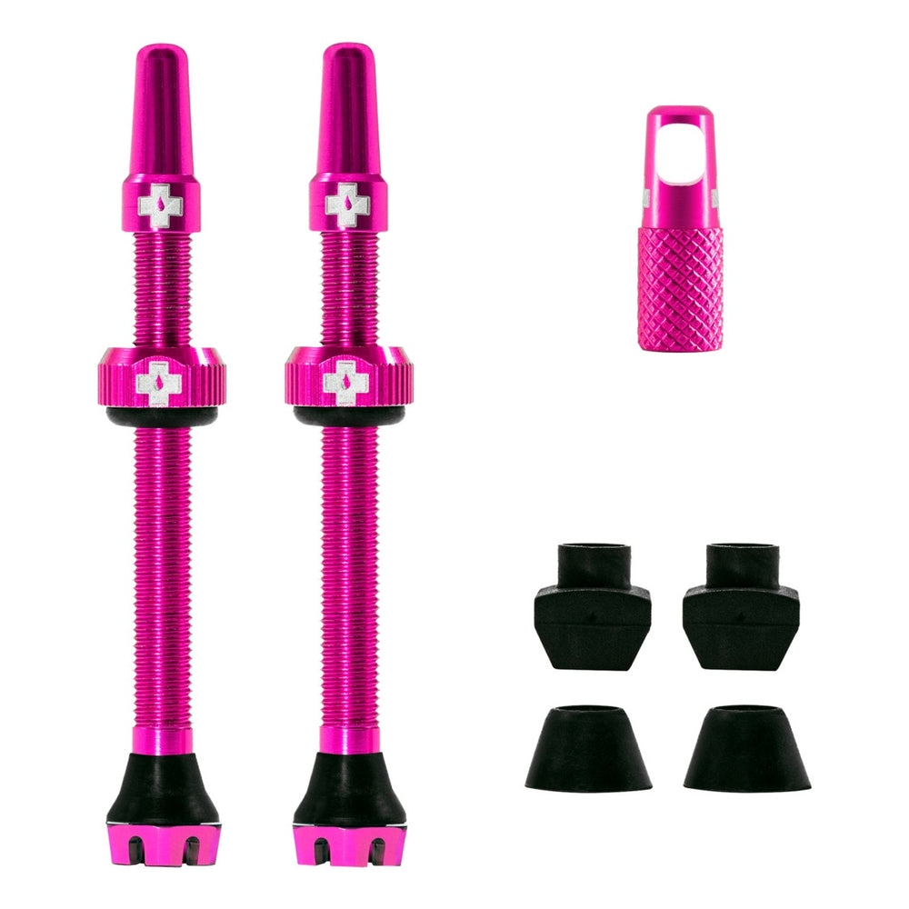 Muc-Off V2 Tubeless Valve Kit pink